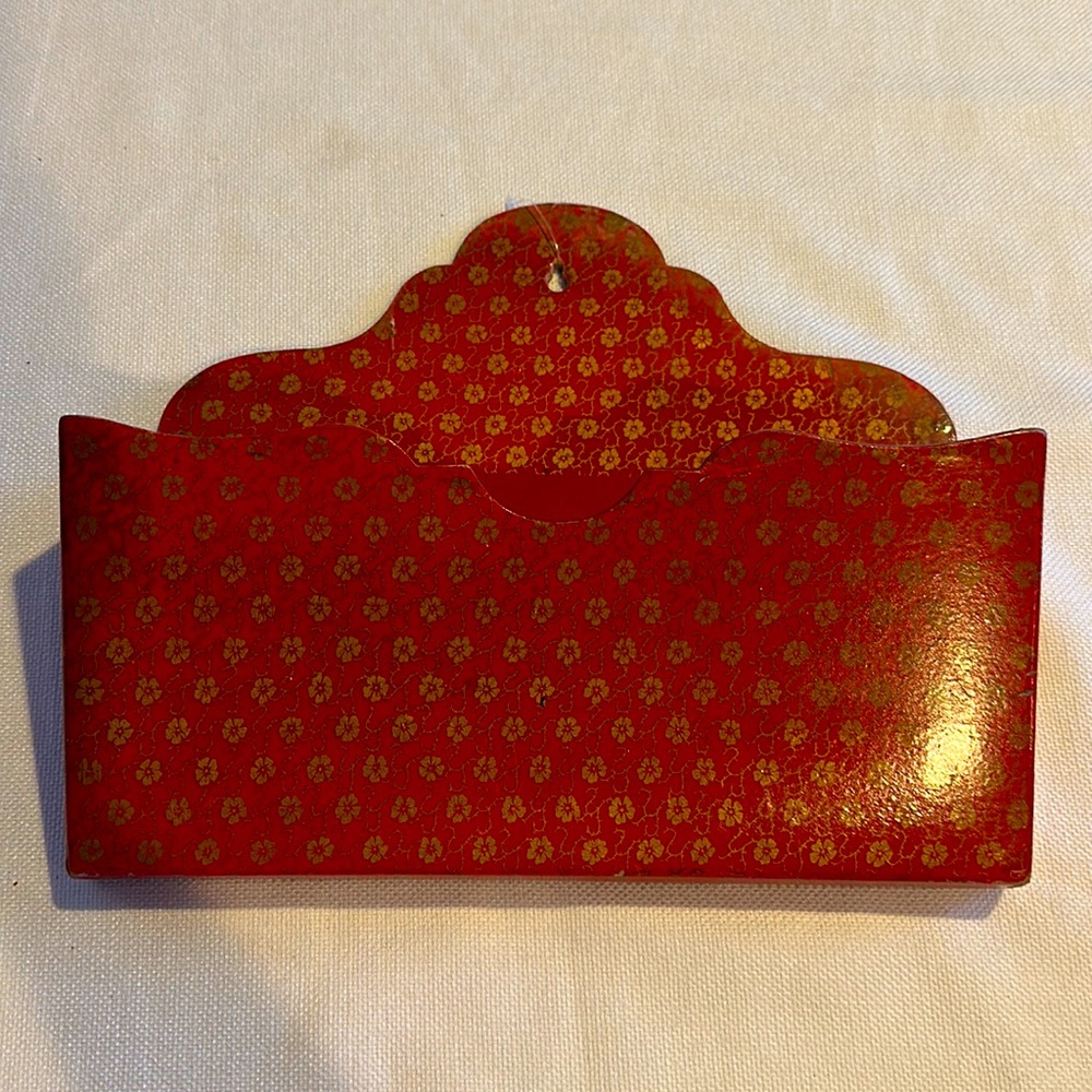 MCM hanging mail wall basket.